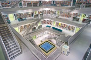 Library of books - Written by AI?