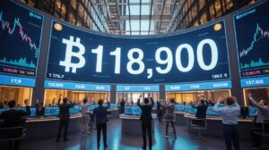Bitcoin Surges to $118,900