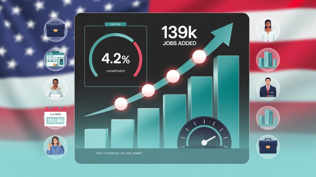 U.S. Adds 139K Jobs in May, Unemployment Holds at 4.2%