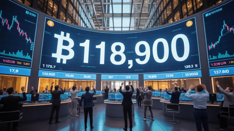 Bitcoin Surges to $118,900