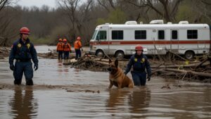 Emotional Toll Mounts as Search Crews