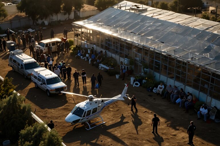 Farmworker Dies After Fall During Chaotic