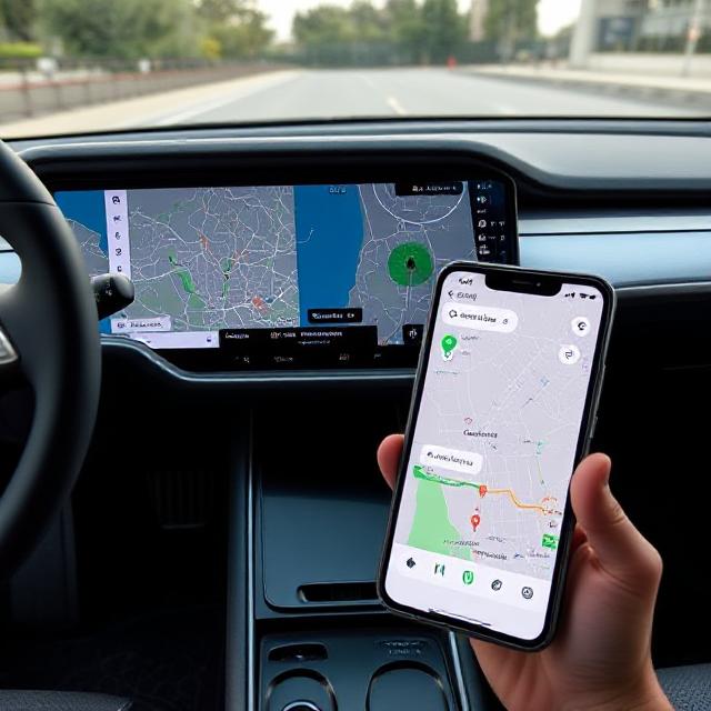 Rivian Integrates Custom Google Maps